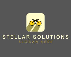 Bicycle Cycling Bike App logo design