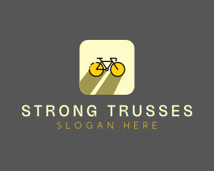 Bicycle Cycling Bike App logo design