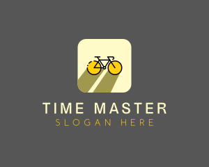 Bicycle Cycling Bike App logo design