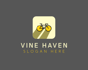 Bicycle Cycling Bike App logo design