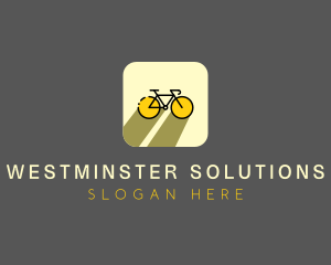 Bicycle Cycling Bike App logo design