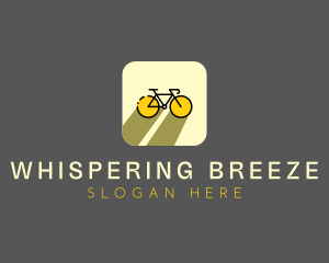 Bicycle Cycling Bike App logo design