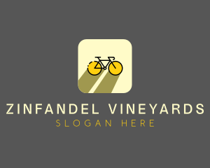 Bicycle Cycling Bike App logo design