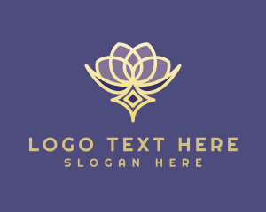 Water Lily - Premium Lotus Spa logo design