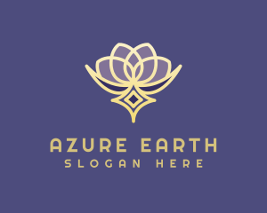 Premium Lotus Spa logo design