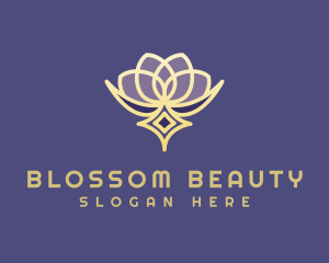 Blossom - Premium Lotus Spa logo design