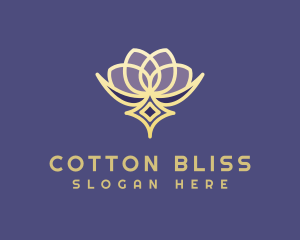 Premium Lotus Spa logo design