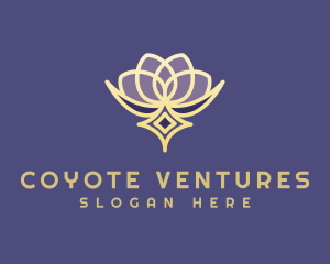 Premium Lotus Spa logo design