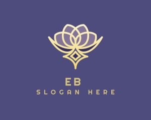 Premium Lotus Spa logo design