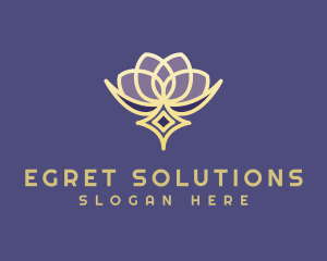 Premium Lotus Spa logo design