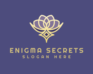 Premium Lotus Spa logo design