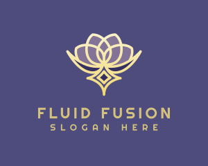 Premium Lotus Spa logo design