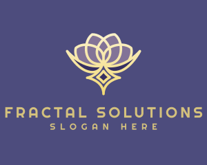 Premium Lotus Spa logo design