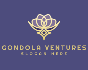 Premium Lotus Spa logo design