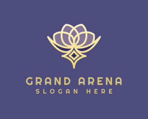 Premium Lotus Spa logo design