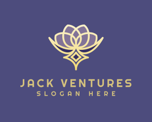 Premium Lotus Spa logo design