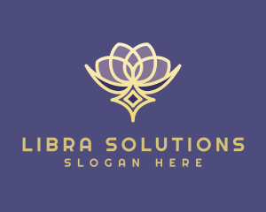 Premium Lotus Spa logo design