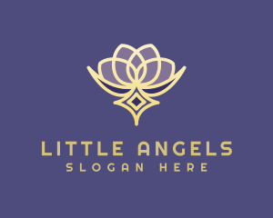 Premium Lotus Spa logo design