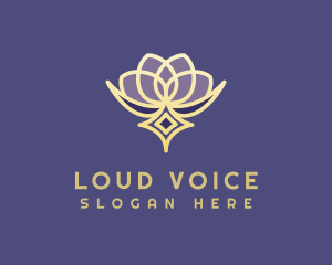 Premium Lotus Spa logo design