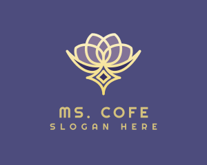 Premium Lotus Spa logo design