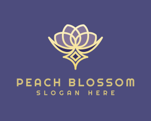 Premium Lotus Spa logo design