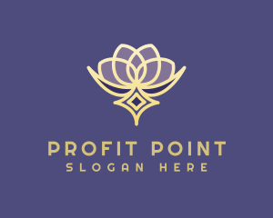 Premium Lotus Spa logo design