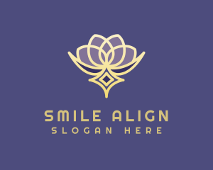 Premium Lotus Spa logo design