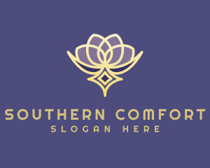 Premium Lotus Spa logo design