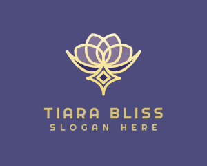 Premium Lotus Spa logo design