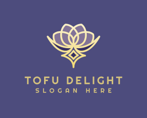 Premium Lotus Spa logo design