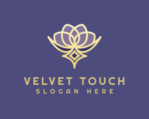 Premium Lotus Spa logo design