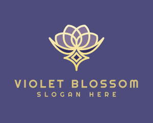 Premium Lotus Spa logo design