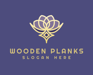 Premium Lotus Spa logo design