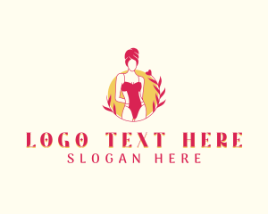 Lingerie - Sexy Swimsuit Bikini logo design