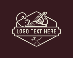 Workshop - Hand Plane Carpentry Workshop logo design