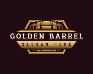 Premium Barrel Brewery logo design