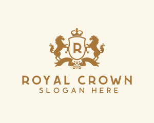 Royal Horse Crest logo design