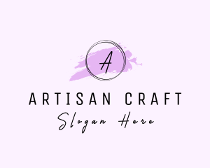 Craft - Artist Craft Watercolor logo design