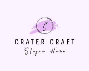 Artist Craft Watercolor logo design