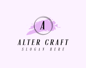 Artist Craft Watercolor logo design