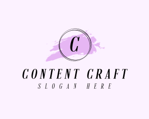 Artist Craft Watercolor logo design