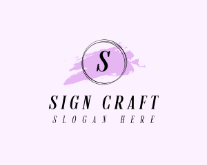 Artist Craft Watercolor logo design