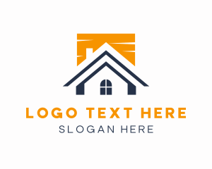 Roofing - Real Estate Property logo design