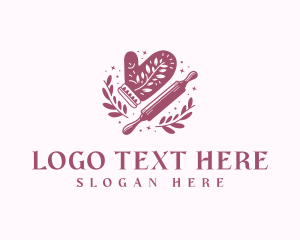 Homemade - Baking Rolling Pin Patisserie logo design