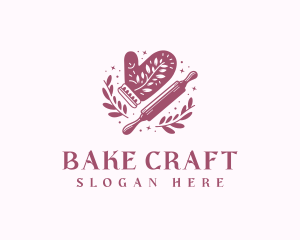 Baking Rolling Pin Patisserie logo design