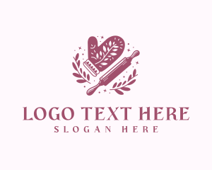 Confectionery - Baking Rolling Pin Patisserie logo design