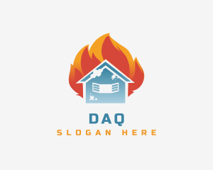Industry - Fire Cooling House logo design