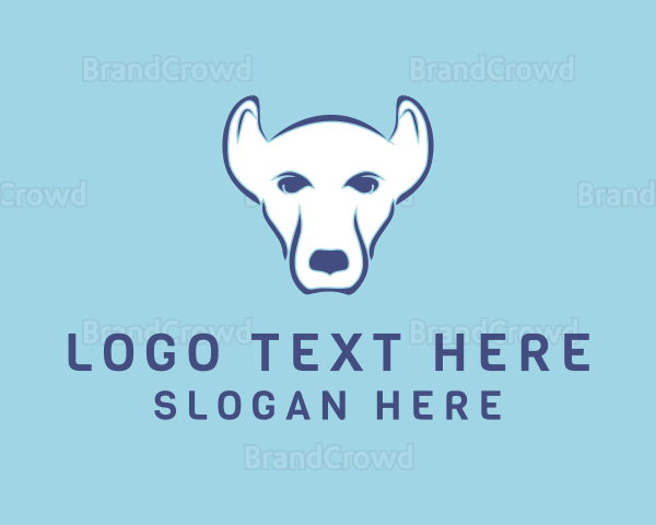 Pet Hound Dog Logo