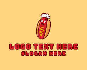 Bbq Chicken - Hot Dog Chef logo design