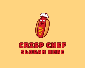 Hot Dog Sandwich logo design